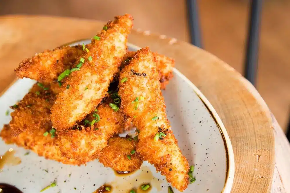 Dukkah Crusted Chicken Fingers Crumbed In Ras El Hanout