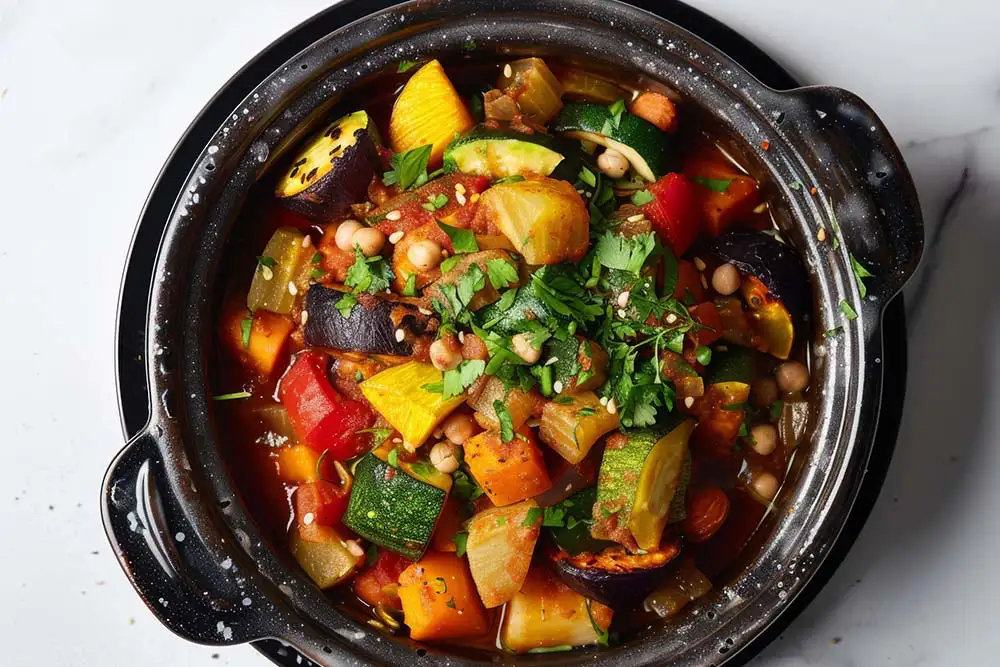 Moroccan Vegetables Tagine ‘Feed 4-5 hungry people in 3 simple steps!’